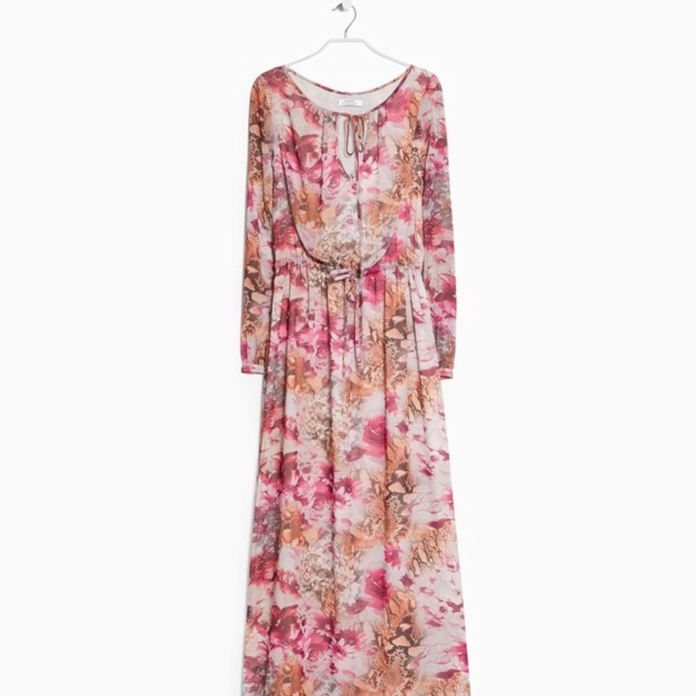 NWT Mango Women’s Floral Dress Size S